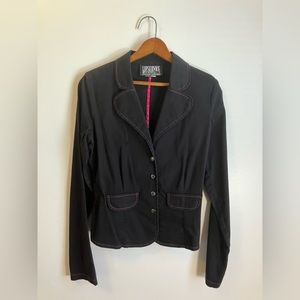 Lip Service blazer in black